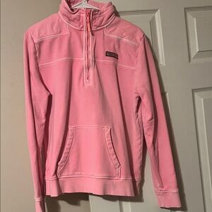 Vineyard Vines Quarter Zip pullover Pink Shep Shirt